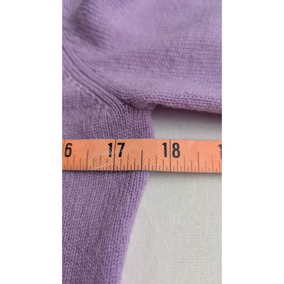 Vtge peck & peck cashmere sweaterSz SRare dusrt lilac color Shown on sz6  EUC - Picture 3 of 9